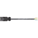 cable de conexión wieland. GST18i3 1,0m, negro,...