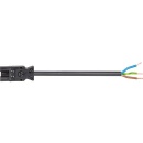 cable de conexión wieland. GST18i3 1,0m, negro,...