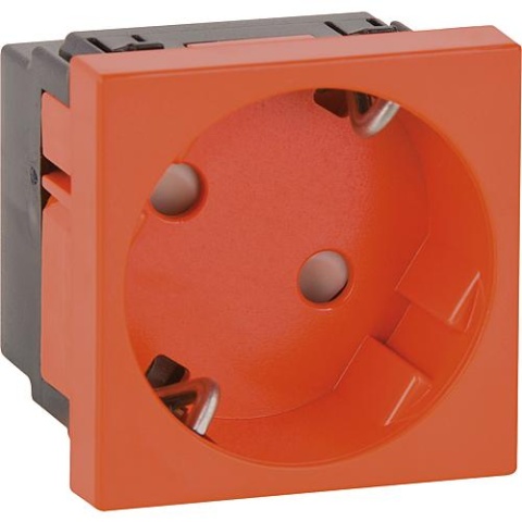 Wandcontactdoos 45-gauge 1-voudig, oranje USDM45331OR NIEUW