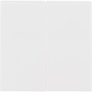 Berker bascule 16238989, double blanc polaire, brillant,...