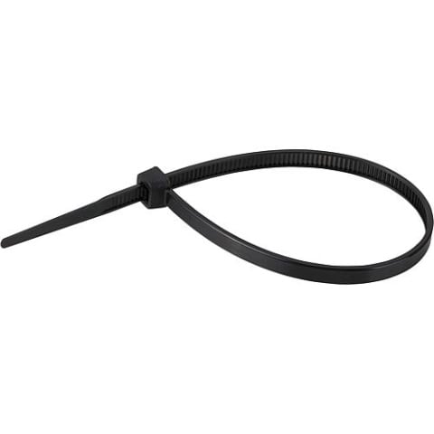 WKK Matériaux de fixation Colliers de serrage résistants à la chaleur 300 x 3,6 mm, noir 1 paquet 100 pièces NOUVEAU