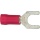 WKK Material de fijación terminal de cable en forma de horquilla aislado, hasta 1,5 mm², 5,3 mm color rojo, PU = 100 unidades NUEVO