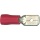 WKK Fastening materials blade terminals semi-insulated up to 1.5 mm², 6.3 x 0.8 mm colour red, PU = 100 pieces NEW