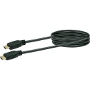 SCHWAIGER HDMI kabel HDMI plug/stekker lengte 2,0m NIEUW