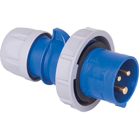 Spina PCE CEE Shark IP67 230V, 16A connessione a vite NUOVO