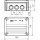 OBO Thermoplastic junction box 10 x M25, IP 66 type T 100, light grey / 1 pc. 2007 07 7 NEW