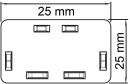 OBO Końcówka czysta biel Typ WDK/HE 25025 / 1 sztuka 6193 14 5 NOWOŚĆ