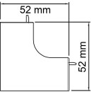 OBO osłona narożnika wewnętrznego jasnoszara typ WDK/HI 30030 / 1 sztuka 6182 09 7 NOWOŚĆ