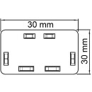 OBO Endstück reinweiß Typ WDK/HE 30030 / 1 Stück 6193 18 8 NEU