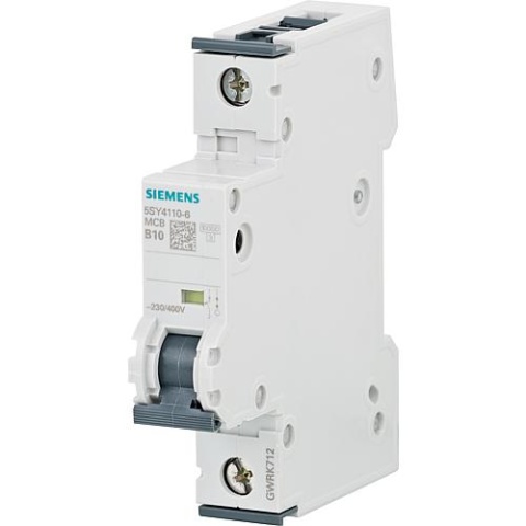 Siemens Leitungsschutzschalter Siemens, 10KA, 1-polig, B10A, 5SY4110-6 5SY4110-6 NEU