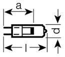 Lampada alogena OSRAM 64423 ECO 14W 12V G4 NUOVO