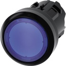 Pulsador Siemens iluminable, 22mm, redondo, amarillo, pulsador 3SU1001-0AB30-0AA0 3SU10010AB300AA0 NUEVO