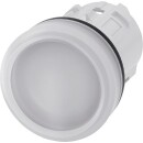 Siemens indicator light 22m, round, blue, lens, smooth 3SU1001-6AA50-0AA0 3SU10016AA500AA0 NEW