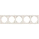 Efapel Cadre Base, 5x, blanc polaire NOUVEAU