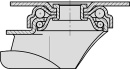 Blickle zwenkwiel LPA-TPA 100G Draagvermogen 70 kg, wiel-Ø 100mm, plaatafmeting 60x60mm LPA-TPA 100G NIEUW