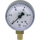 AFRISO manometer 50 door 1/8"" bodem 0-25 bar...