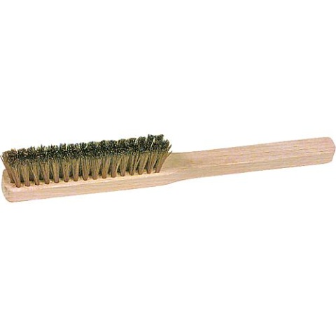 Brosse fine Rothweiler fil de laiton ondulé 0,15 mm 4 rangées NEUF