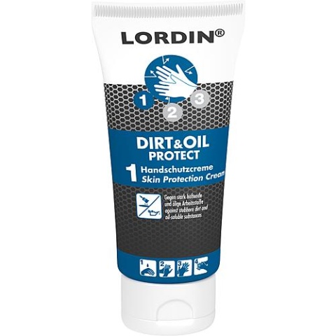 LORDIN Crema Protectora de Manos Dirt & Oil Protect 100 ml Tubo 13402017 NUEVO