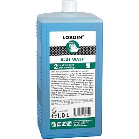 LORDIN Wash Lotion Blue Wash 1 l Hard Bottle 14041005 NEW