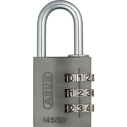 ABUS Aluminium Vorhangschloss Typ 145/20 titanium 46613 7 NEU