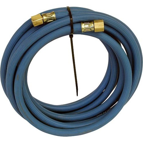 Manguera de oxígeno Rubberflex. Lg. 5,0 mtr. de conexión R 1/4 x R 1/4, 6,0 x 3,5 mm NUEVO