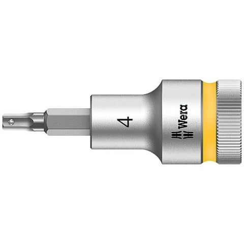 Wera ratel inzetstuk 8740 C HF binnenzeskant 4mm lengte 60,0mm aandrijving 12,7mm (1/2"") NIEUW