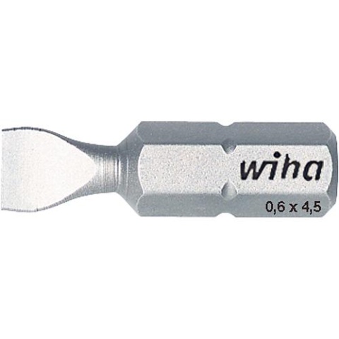 wiha Bity 1/4"" Rowek 1,2x6,5 Z 25mm Typ 7010 Z 1626 NOWOŚĆ