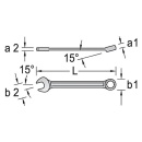 Clé mixte GEDORE SW 6 (G) 6089550 NEUF