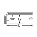 wiha Hexagon socket spanner, angled, SW 5 1151 NEW