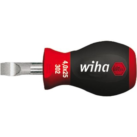 wiha Tournevis pour vis à fente, modèle court Type 302 0.8 x 4.0 x 25 26964 NEUF