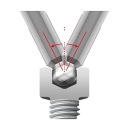 wiha hexagonal ballpoint angled screwdriver 2.5 , 113 x 20 Type 369 1395 NEW