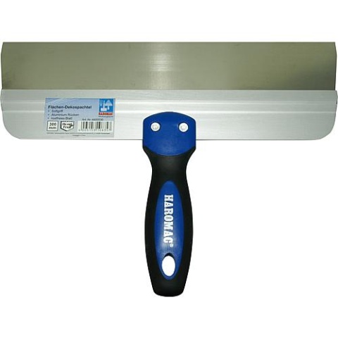 Spatule de décoration de surface HAROMAC 300mm Haromac, avec poignée souple et dos en aluminium 4400030 NOUVEAU