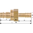 Raccordement du tuyau du clapet anti-refoulement Rectus type 26 6mm NOUVEAU