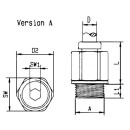 Raccordo dritto a vite Rectus D 6mm M 5 NUOVO