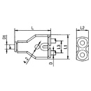 Rectus Y-connection D 6mm NEW