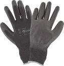 Guante de montaje de nylon, gris-negro talla L 1 par...