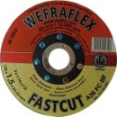 WEFRA Disco de corte Fastcut recto para metal 125 x 1,5 x...