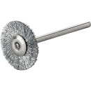 Lessmann round brush stainless steel wire crimped 0,10mm...