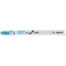 Bosch Decoupeerzaagbladen T118A Lengte 92mm PU 5 stuks...