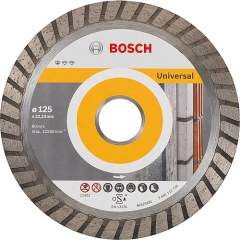 Bosch Diamanttrennscheibe Universal Turbo Ø 125 x 22,23 x 2,0mm NEU