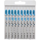 Bosch Jigsaw Blade Set 10 - Piece for Cuts in Metal NEW