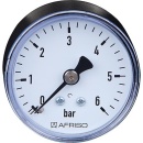 Afriso RF pressure gauge 50 axial 0-6 bar, connection...