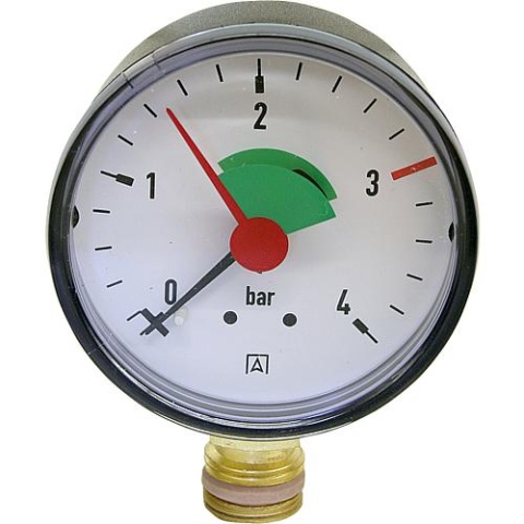 AFRISO Heizungsmanometer 63 mm 3/8"" - 2,5 bar - radial 63908 NEU