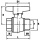 Valvola a sfera IPG ottone PN20 a passaggio totale con maniglia a farfalla R 1 IGxAG NUOVO