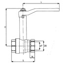 italiana valvole Vanne à bille PN 20 passage...