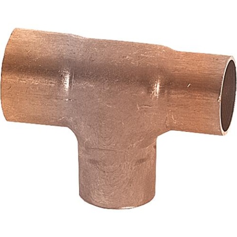 IBP Cu-Fitting 5130 Pièce en T rouge. 22 x 12 x 22 mm NOUVEAU