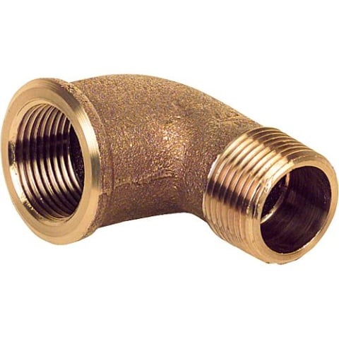 Raccord fileté en bronze coudé 90° Type 3092 1/2"" ixa 264024 NOUVEAU