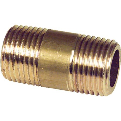 Double nipple brass 1x70 NEW