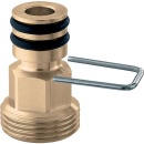 Adaptador enchufable 3/4"" AG x 18mm con clip...