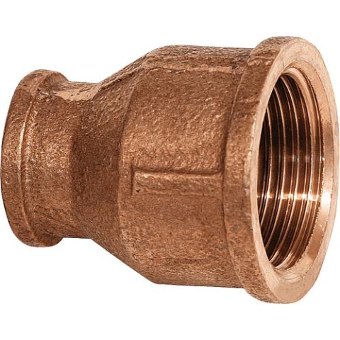 Red brass threaded fitting reducing socket type 3240 1"" x 1/2"" 266363 NEW